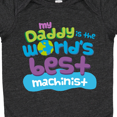 thumbnail image 4 of Inktastic Machinist Daddy Quote Boys or Girls Baby Bodysuit, 4 of 5