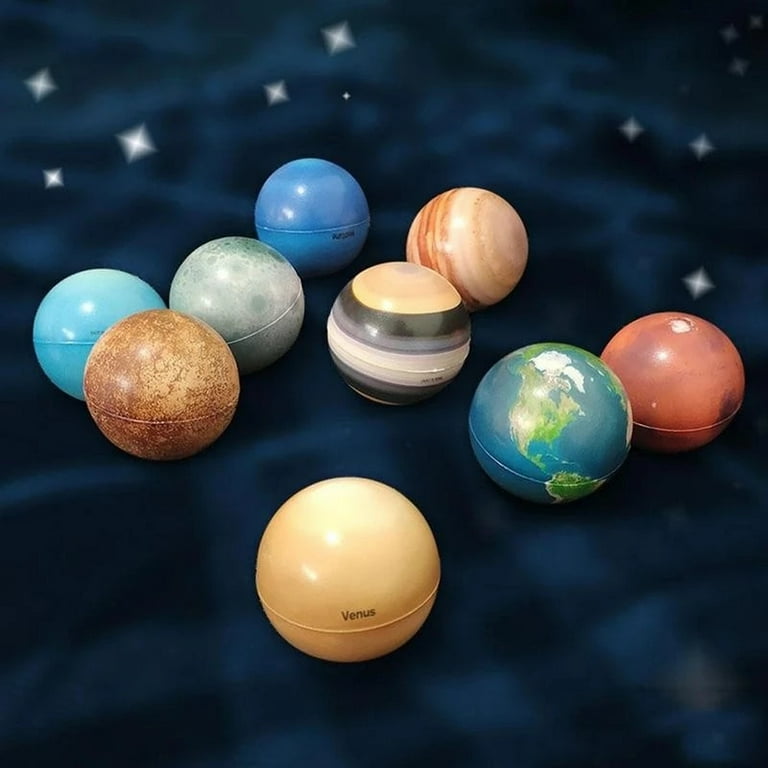 【大セール】 MEJURI Bubble Sphere リング Colorful Elastic Sponge Ball Bouncy Ball Ball Toy 6.3cm Moon