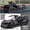 black, variant on 1:43 Scale Alloy Hypercar Model, Gloss Black Two-Door Sports Coupe with Open Doors & Liftable Rear Wing
