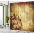 thumbnail image 5 of Ambesonne Vintage Shower Curtain, Retro Flower Chamomile, 69"Wx75"L, Tan Orange, 5 of 5