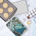 thumbnail image 5 of Yayeee Pot Holders Kitchen Heat Resistant with Pocket 7"x9.8" Cotton Oven Cooking Hot Pads, Yellow Tree, 5 of 7