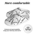 thumbnail image 6 of KLL Lavender Flowers Pattern Adult Unisex Cozy Slippers,Fuzzy Slip-on Slippers TPR Sole Slippers Comfort Plush Home Footwear for Indoor & Outdoor-13, 6 of 7