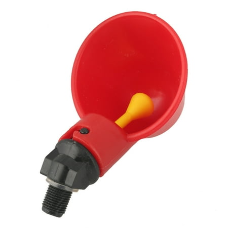 dilwe 10 pcs automatic poultry water drinking cups drinker feeder