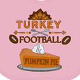 thumbnail image 4 of Inktastic Turkey Football and Pumpkin Pie Boys or Girls Baby Bib, 4 of 4