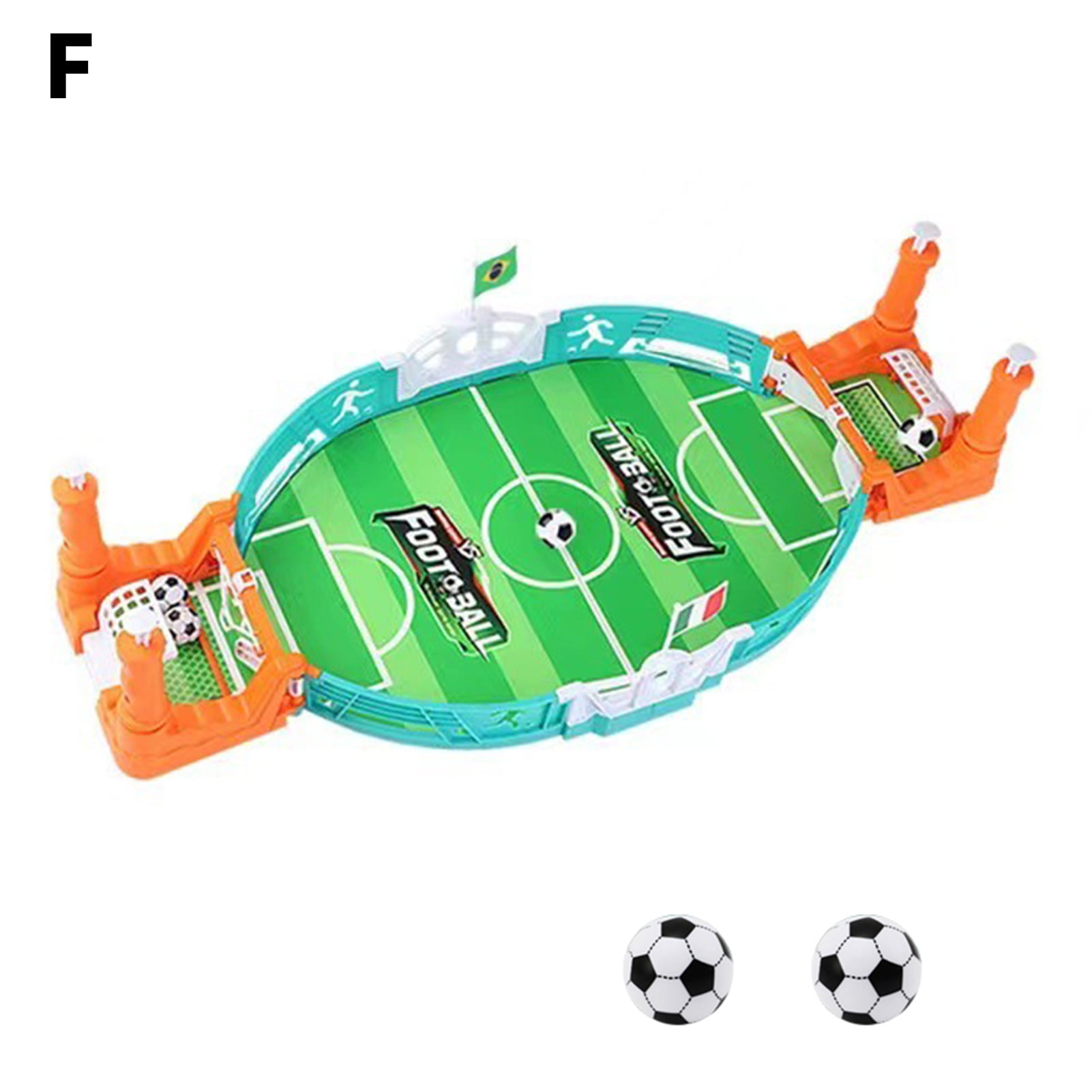 1 Set of Mini Table Soccer Game with 2 Balls Fun HIPS Happy Childhood