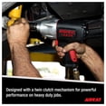 thumbnail image 5 of AIRCAT Pneumatic Tools 1250-K 1/2-Inch Nitrocat Composite Twin Clutch Impact Wrench 1300 ft-lbs, 5 of 11