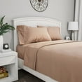 thumbnail image 2 of Lavish Home Series 1200 3 Piece Twin Sheet Set - Taupe, 2 of 8