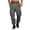 C281 Grey, variant on CONZONE Mens Workout Pants Wide Leg Elastic Waist Drawstring Cargo Joggers For Men Relaxed Fit Cozy Fall Winter Sports Trousers With Pockets