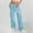 Light Blue, variant on Women's Casual Pants High Waisted Wide Leg Sweatpants With Pockets Comfortable Soft Athletic Joggers For Everyday Wear Sweats Women with Pockets Drawstring Trouser Ladies with Pockets Pant Casual