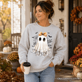 thumbnail image 6 of Coquette Ghost Sweatshirt, Cute Halloween Sweater for Girly Ghouls, 6 of 9