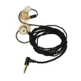 thumbnail image 6 of Resin Monitor Earphones Pure Copper Graphene Unit Wired Headphone with MMCX Connection Cable for Singer Drummer Musician White Gold Black Cable, 6 of 8