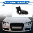 thumbnail image 3 of Unique Bargains Fog Light Grill Front Lower Bumper Fog Light Cover Inserts No.84740047 for GMC Acadia 2020-2022 Black,Silver Tone ABS 1 Pcs Front Left Car, 3 of 6