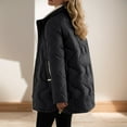 thumbnail image 3 of Women's Long Warm Down Jacket Thick Oversized Stand Collar Winter Coat Jackets And Coats Coat Women plus Size Coats Winter Womens Winter Jacket Large Coat Women plus Women Coats plus Size Womens, 3 of 4