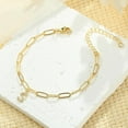 thumbnail image 4 of Gold Initial Bracelets for Women Girls - Dainty 16K Gold Plated Bracelet | 26 Alphabets Bracelets | Monogram Charm Bracelet | Preppy Jewelry | Gold Jewelry for Women | Teen Girls Gifts Stuff, 4 of 5