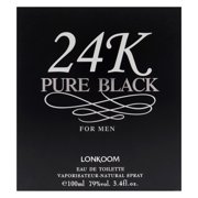 Lonkoom 24K Pure Black , 3.4 oz EDT Spray