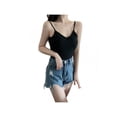 thumbnail image 2 of MarinaVida Women Cotton Sling Bottoming U Back Wrapped Chest Triangle Cup Vest, 2 of 4