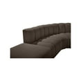 thumbnail image 4 of Meridian Furniture Arc Brown Boucle Fabric Modular Sectional, 4 of 8