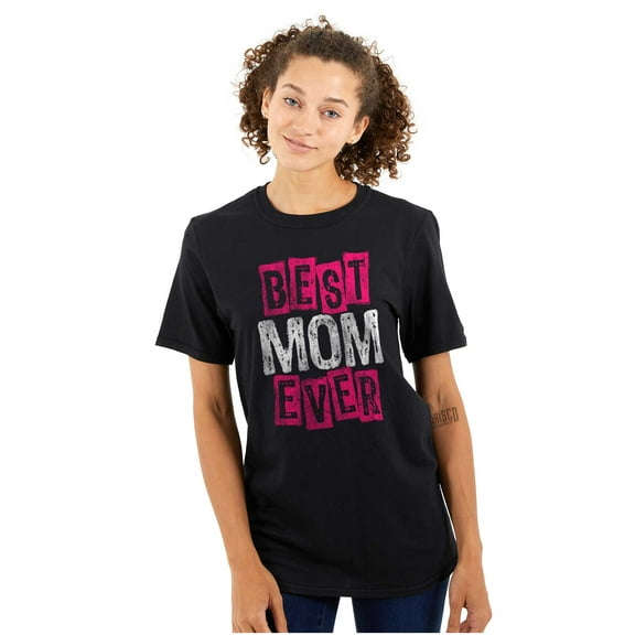 Cute Best Mom Ever Happy Mothers Day Women's Plus Size Graphic Tee Brisco Brands 2X