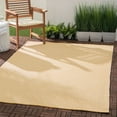 thumbnail image 2 of Trellis Gold Handwoven Indoor/Outdoor Rug, 2'6" x 8' Runner, 2 of 6