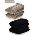 thumbnail image 2 of 2 pares de calcetines cálidos de pantuflas para mujer, calcetines peludos de Navidad, calcetines antideslizantes con forro polar esquí esquí Gafas de esquí, 2 of 5