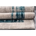 thumbnail image 3 of LaDole Rugs Blue Grey Bordered Modern Contemporary Minimalistic Area Rug For Living Room Bedroom, 3 of 5