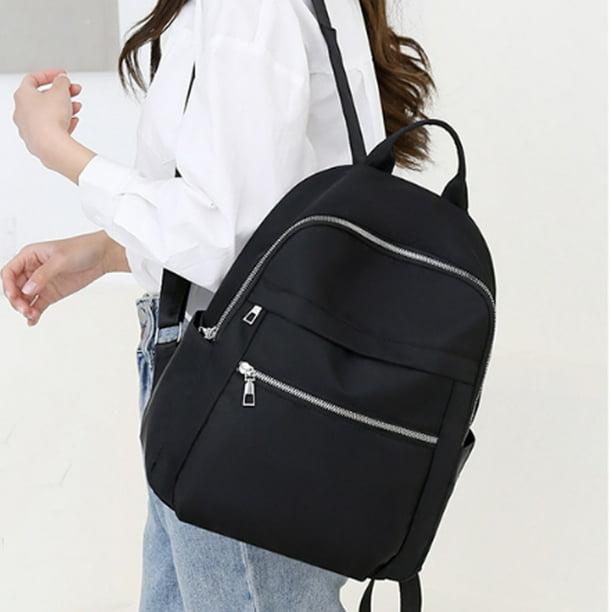 Mochila billetera para mujeres, bolsillo antirrobo, estilo casual, impermeable, porttil, ajustable, metal, para oficina, alta seguridad, fcil de usar, para viajes, duradero, gran capacidad,