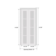 Sliding Closet Bi-fold Doors | Planum 0014 Oak