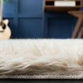 thumbnail image 4 of Safavieh Faux Sheep Skin Vesna Solid Area Rug, Beige, 3' x 5', 4 of 12