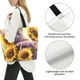 thumbnail image 3 of Easygdp Daisy Sunflower Lazy Cat Bolsas Tote para Mujer, Bolsos de Hombro para Viaje, Bolsos de Mano de Gran Capacidad para Compras y Trabajo, 3 of 8