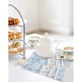 thumbnail image 4 of Blue Plaid Farmhouse Kitchen Dish Towels for Drying Dishes Set of 4, Watercolor Cute Country Pigs Checkered Waffle Weave Microfiber Hand Tea Bathroom Towels Quick Dry & Absorbent Towel 12x12, 4 of 7