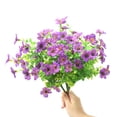 thumbnail image 3 of Visland 4PCS Artificial Flowers, Plastic Flower Plants for Outdoor, Faux Flowers in Bulk Silk Fake Flowers for Indoor Vase Pots Hanging Planters Decorations, 3 of 4