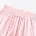 thumbnail image 6 of Lenpel Girls' Wide Leg Pants Children Lightweight Elastic High Waisted Loose Lounge Pants Baggy Causal Trousers with Pockets, 6 of 7