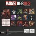 thumbnail image 5 of Trends International 2025 Marvel HERoes Wall Calendar & Push Pins, 5 of 5