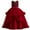 Claret, variant on Odeerbi Girls Dresses Flower Girl Dress Children Baby Middle-aged Children's Sleeveless Mesh Sequins Dress Gauze Dress Princess Dress