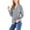 Gray, variant on gakvbuo Fall Tunic Tops For Womens Long Sleeve Tops Loose Fitting Casual Drawstring V-Neck Hooded Pullover Sweatshirts