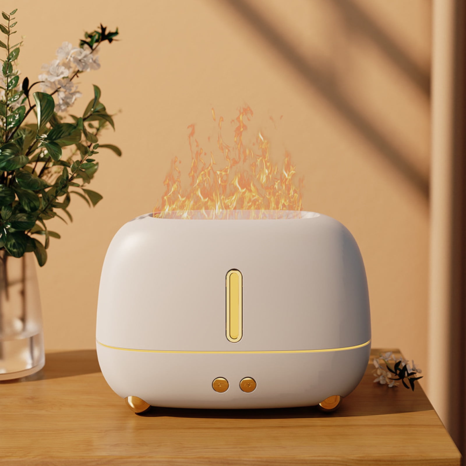 Dropship Flame Essential Oil Diffusers, Upgrade 7 Colour Lights  Aromatherapy Diffuser, Oil Diffuser, Air Humidifier, Aroma Diffusers For  Home, Bedroom, Office, Yoga, Timer & Waterless Auto Off 150ml to Sell  Online at