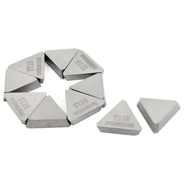 10 x Lathe Welding Regular Triangle Cemented Carbide Inserts YT15