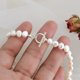 thumbnail image 4 of Minnieouse Collar de perlas con detalle de cuentas estilo vintage para mujer regalo para mujer blanco 45 cm Type3 NO3, 4 of 6