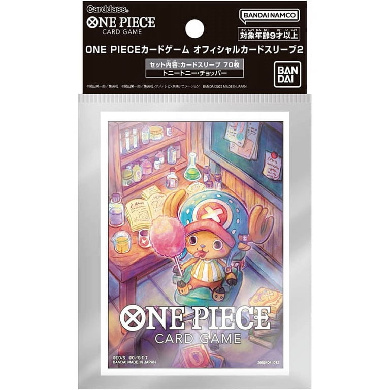 chopper card sleeves One Piece TCG: Official Sleeve TCG+ Store Edition Vol.2 These sleeves are specifically designed for standard trading cards measuring 66 x 91 mm One Piece Trading Card Game