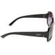 thumbnail image 3 of Gafas de sol Skechers Sea6167 para mujer, color negro brillante, 58 mm, 3 of 5