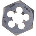 thumbnail image 3 of HUGFEGWE Hex Rethreading Die, BSW 1/2-12 Carbon Steel Thread Die, Hex Rethreading Die Machine Thread Die, Hexagon Taper Pipe, 1 Pcs CJB91-22846, 3 of 6