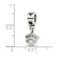 thumbnail image 2 of Sterling Silver Reflections Graduation Cap Dangle Bead, 2 of 2