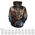 thumbnail image 2 of Horror Freddy Krueger Hoodie 3D Print Pullover Hooded Long Sleeve Sweatshirts Tops Blouse with Pocket for Mens Womens, 2 of 8