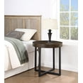 thumbnail image 6 of Steve Silver Yukon Engineered Wood/Iron End Table in Brown, 6 of 8