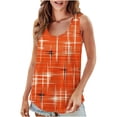 thumbnail image 2 of PNTUTB Ladies' Fashion Comfortable Casual Printed Sleeveless Round Neck Basic Tees T-shirt Loose Tank, 2 of 6