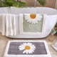 thumbnail image 2 of Lujosa alfombra de felpa cómoda para cuarto de baño, hermoso diseño de margaritas, decoración perfecta, alfombra pequeña de felpa antideslizante, lavable a máquina, gruesa, supersuave, mejor absorbente, alfombra de baño (gris, 20 x 30 pulgadas) Vhermosa Tapetes y Alfombras, 2 of 8