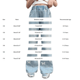 thumbnail image 2 of TIREOW Girls Butterfly Denim Bell Bottom Pants Casual Flared Jeans Pants Fashionable Elastic Waist Flared Trousers(Blue,11-12 Years), 2 of 8