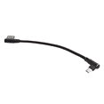 thumbnail image 3 of 3X 15Cm Micro-Usb 5Pin Right Angle to Left Right Angle 90 Degree Usb 2.0 Dual Elbow Data Cable for Tablet & Phone V8, 3 of 5