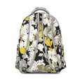 thumbnail image 3 of "Floral Sunflower Backpack with Wildflower Accents - Stylish College Bookbag, Large Capacity School Backpack with Laptop Sleeve and Padded Straps", 3 of 6