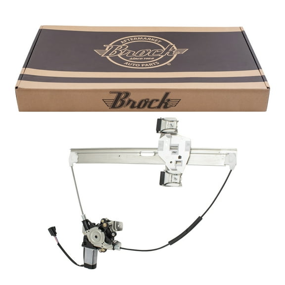 Brock Window Regulator w/ Motor for 2003-2009 H2 Rear Left 15771355